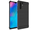 Funda Gel Tpu Anti-Shock Carbon Negra para Huawei P30 Pro