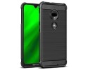 Funda Gel Tpu Anti-Shock Carbon Negra para Motorola Moto G7 / G7 Plus