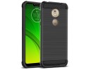 Funda Gel Tpu Anti-Shock Carbon Negra para Motorola Moto G7 Play