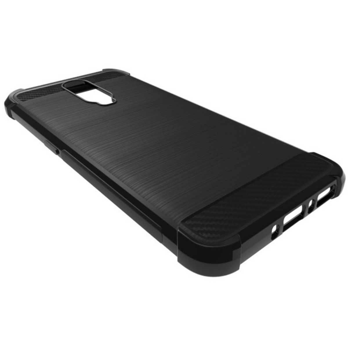 Funda Gel Tpu Anti-Shock Carbon Negra para Oppo RX17 Pro