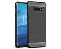 Funda Gel Tpu Anti-Shock Carbon Negra para Samsung Galaxy S10e