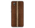 Funda Gel Tpu para Alcatel 1 diseño Cuero 01 Dibujos