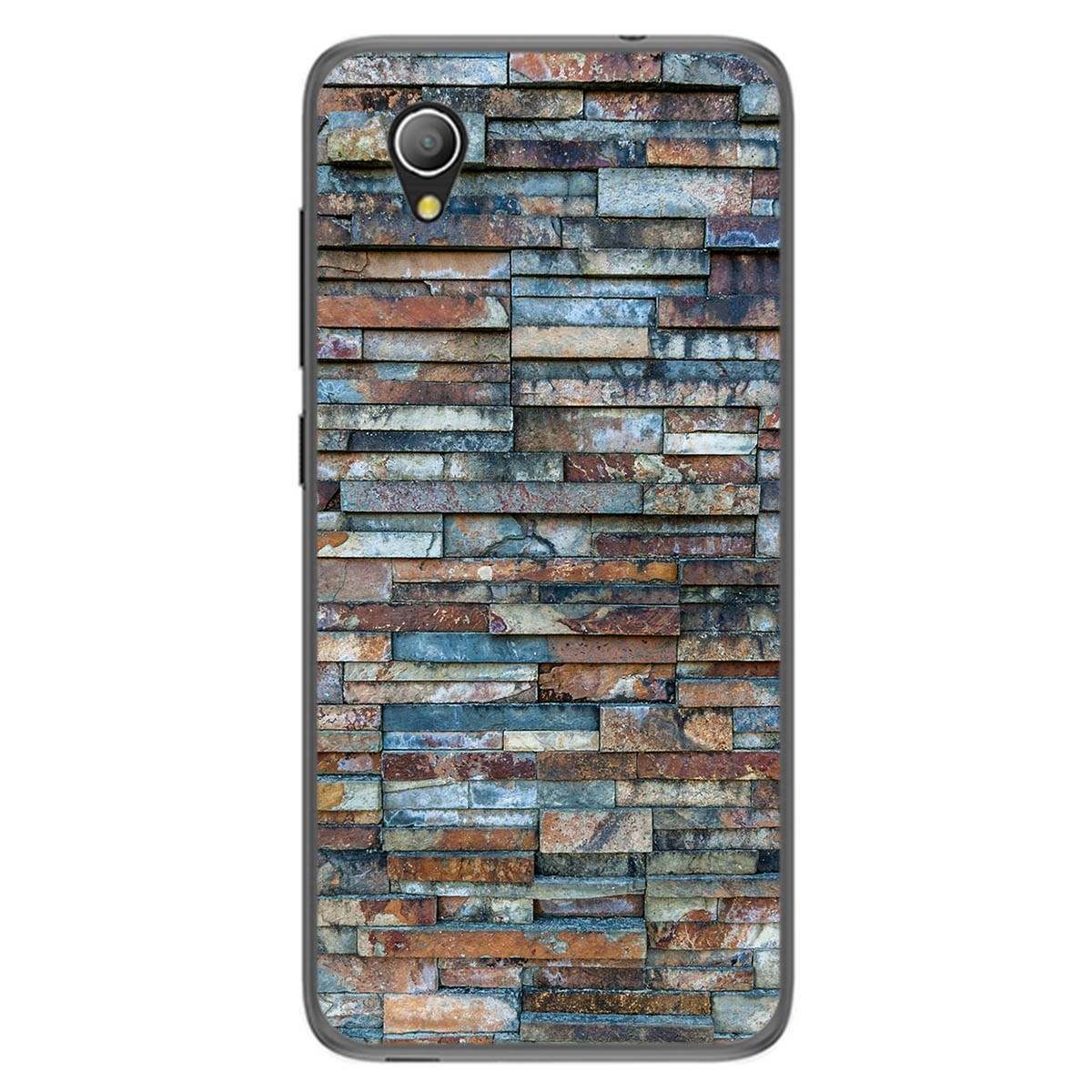 Funda Gel Tpu para Alcatel 1 diseño Ladrillo 05 Dibujos