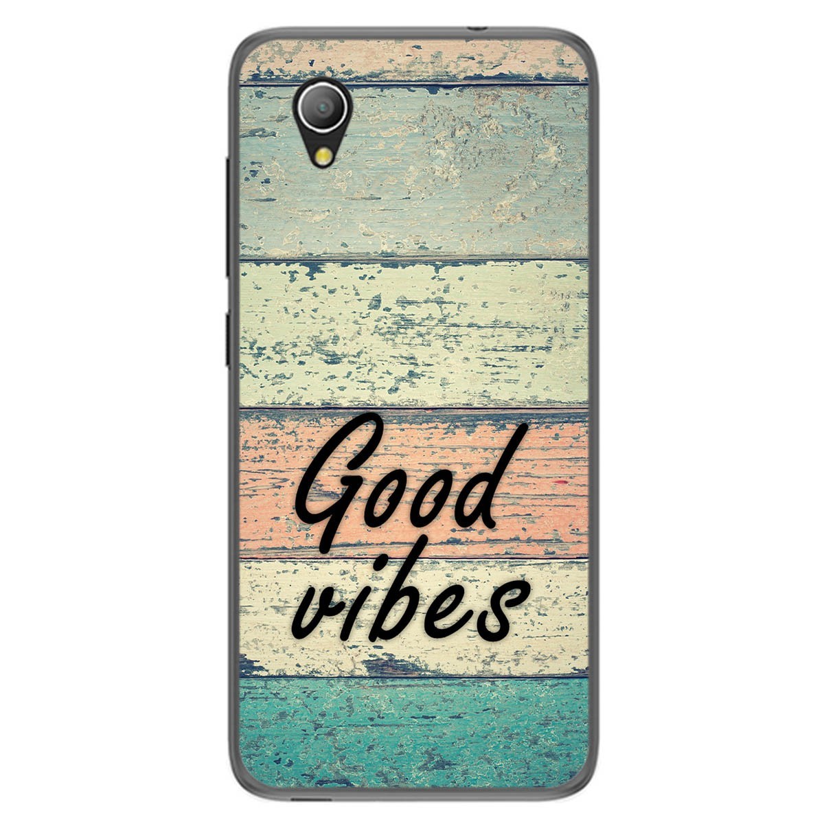 Funda Gel Tpu para Alcatel 1 diseño Madera 01 Dibujos