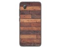 Funda Gel Tpu para Alcatel 1 diseño Madera 03 Dibujos