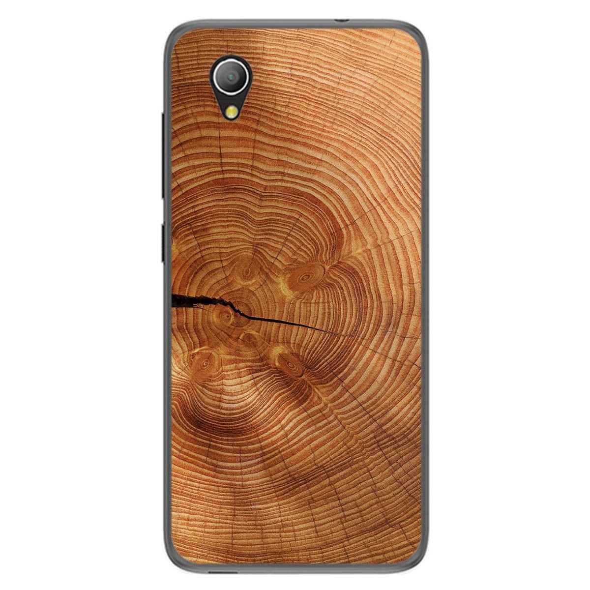 Funda Gel Tpu para Alcatel 1 diseño Madera 04 Dibujos