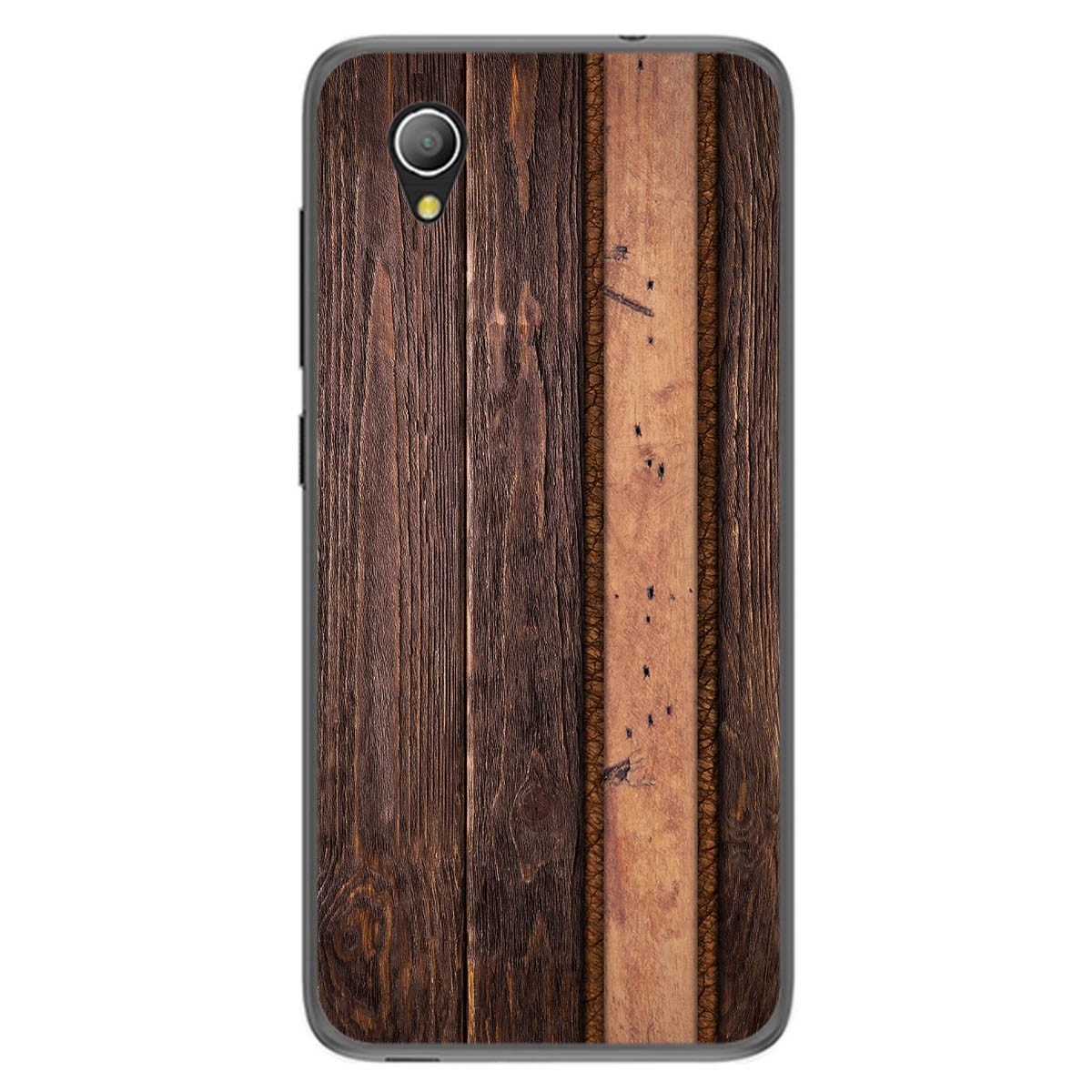 Funda Gel Tpu para Alcatel 1 diseño Madera 05 Dibujos