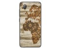 Funda Gel Tpu para Alcatel 1 diseño Madera 07 Dibujos