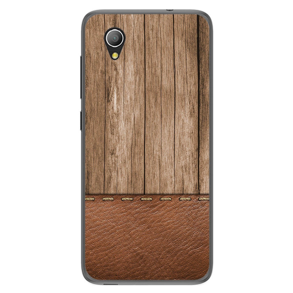 Funda Gel Tpu para Alcatel 1 diseño Madera 09 Dibujos