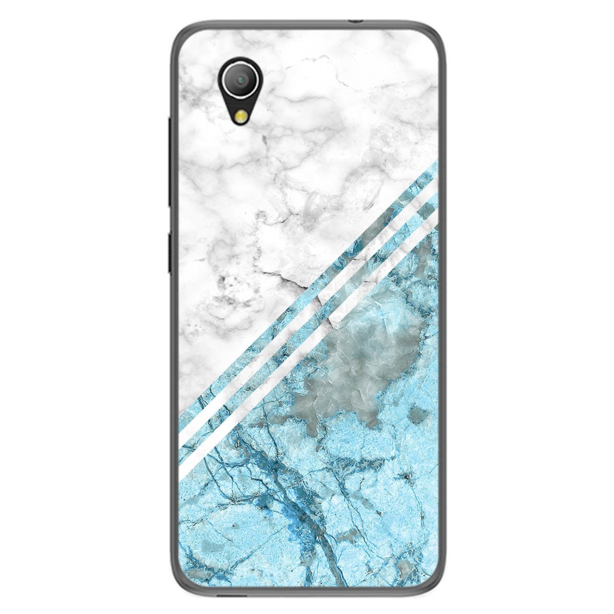 Funda Gel Tpu para Alcatel 1 diseño Mármol 02 Dibujos