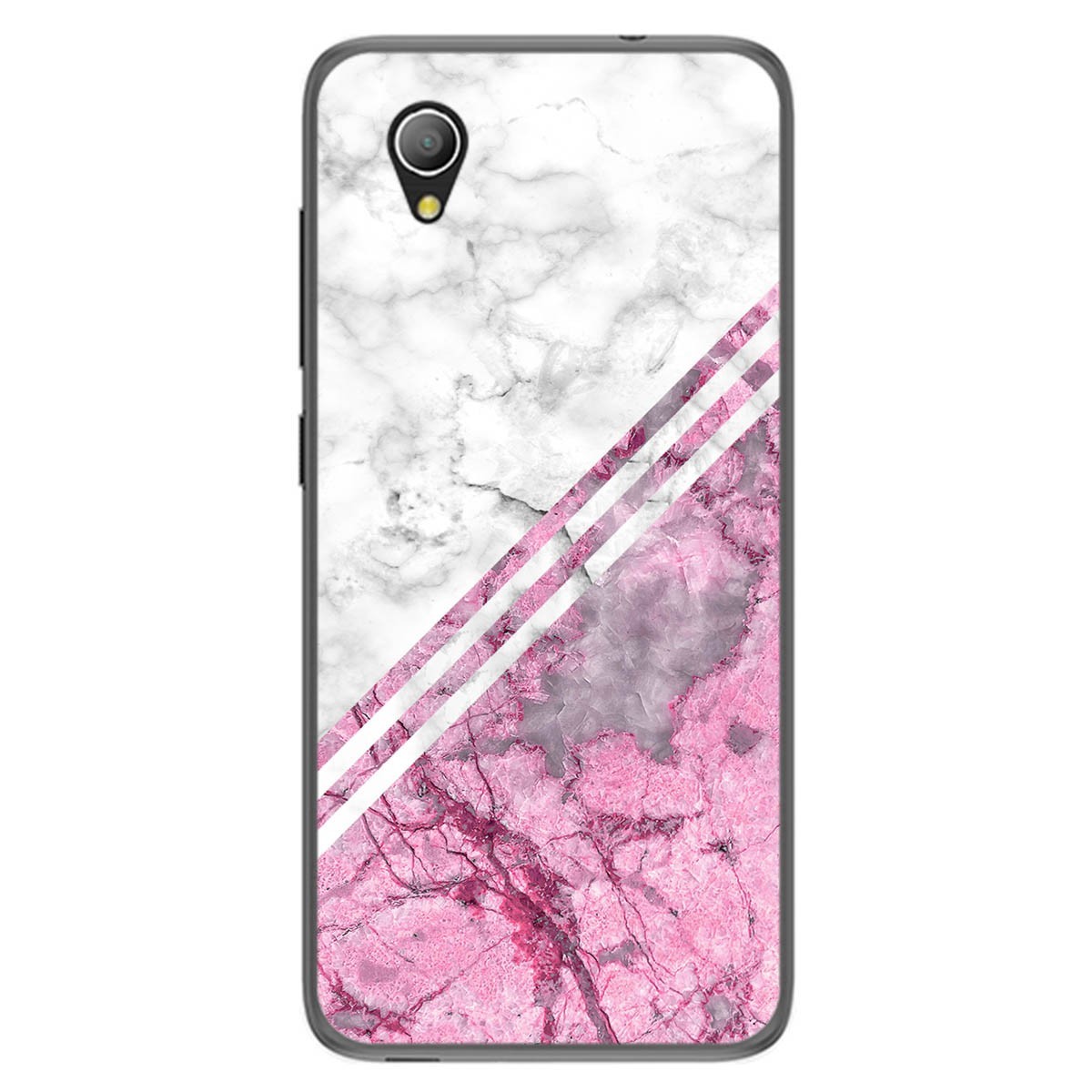 Funda Gel Tpu para Alcatel 1 diseño Mármol 03 Dibujos