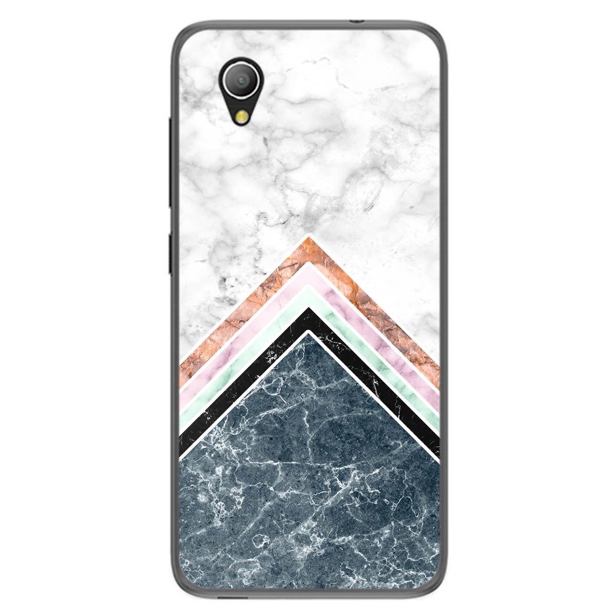 Funda Gel Tpu para Alcatel 1 diseño Mármol 05 Dibujos