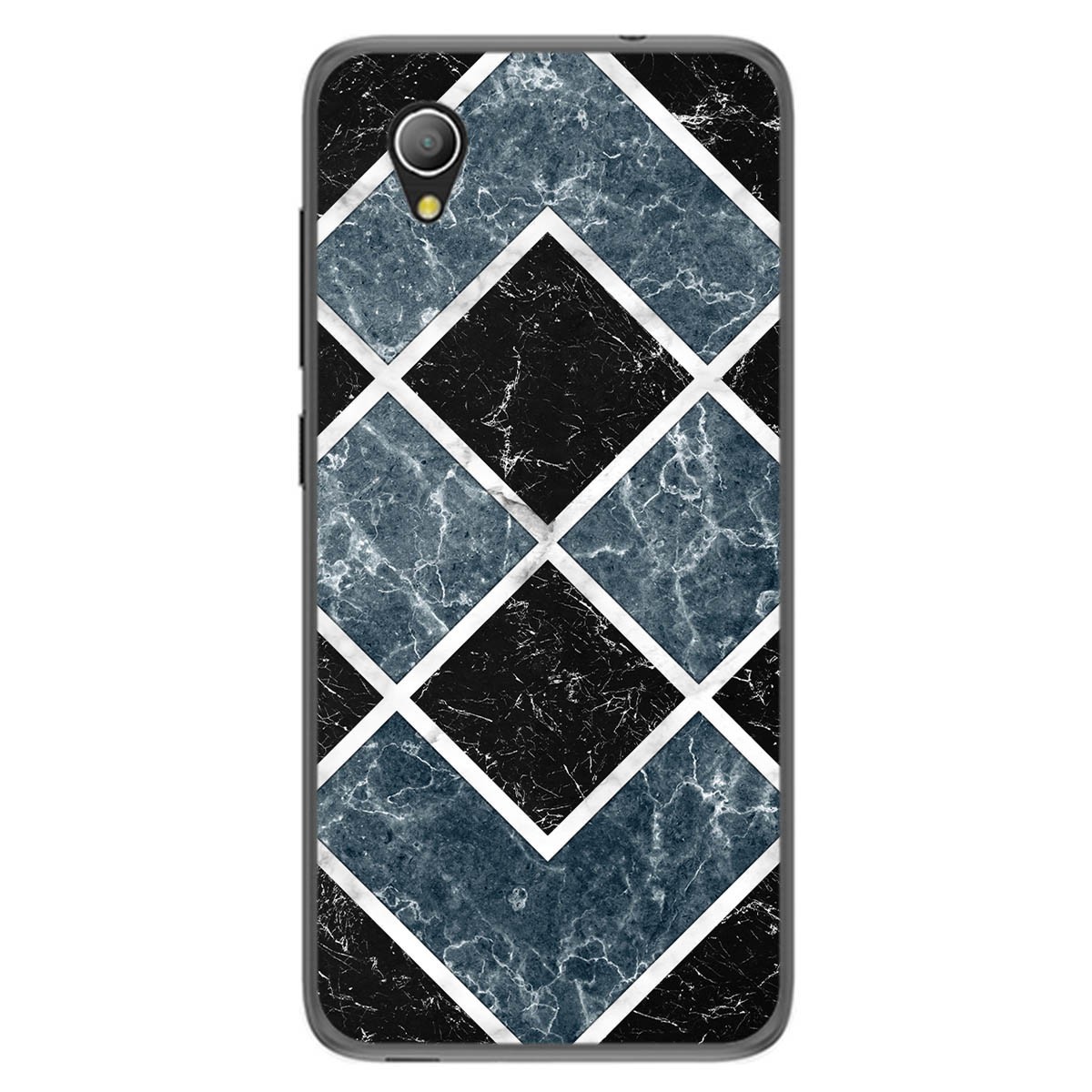 Funda Gel Tpu para Alcatel 1 diseño Mármol 06 Dibujos