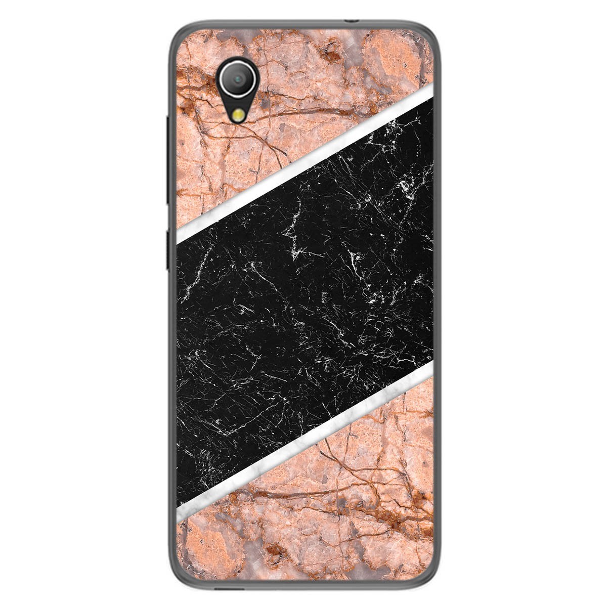 Funda Gel Tpu para Alcatel 1 diseño Mármol 07 Dibujos