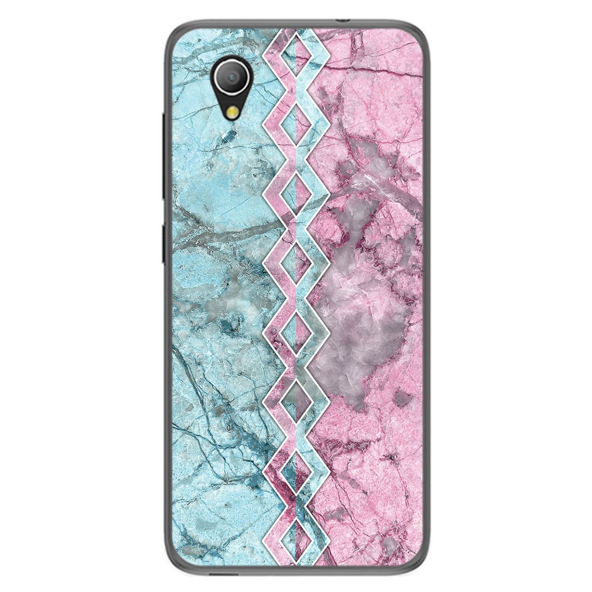 Funda Gel Tpu para Alcatel 1 diseño Mármol 08 Dibujos
