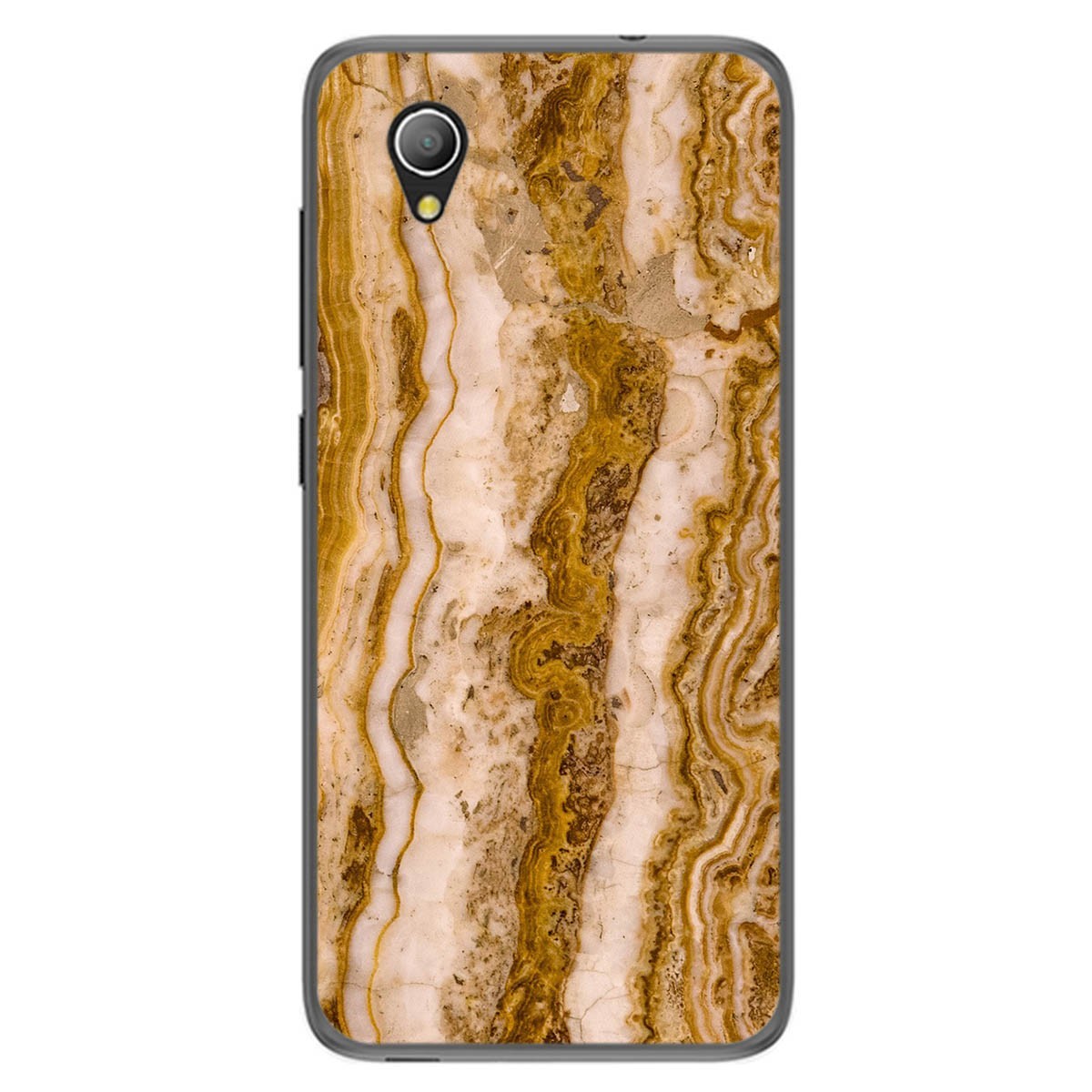 Funda Gel Tpu para Alcatel 1 diseño Mármol 10 Dibujos