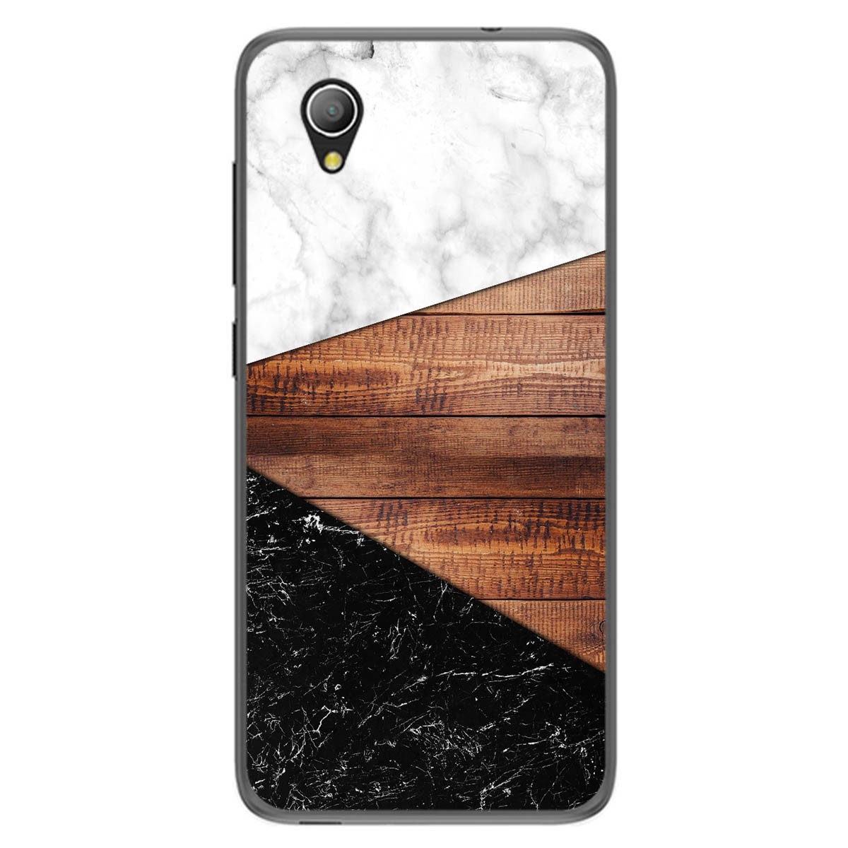 Funda Gel Tpu para Alcatel 1 diseño Mármol 11 Dibujos
