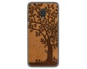 Funda Gel Tpu para Alcatel 1x diseño Cuero 03 Dibujos