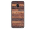 Funda Gel Tpu para Alcatel 1x diseño Madera 03 Dibujos