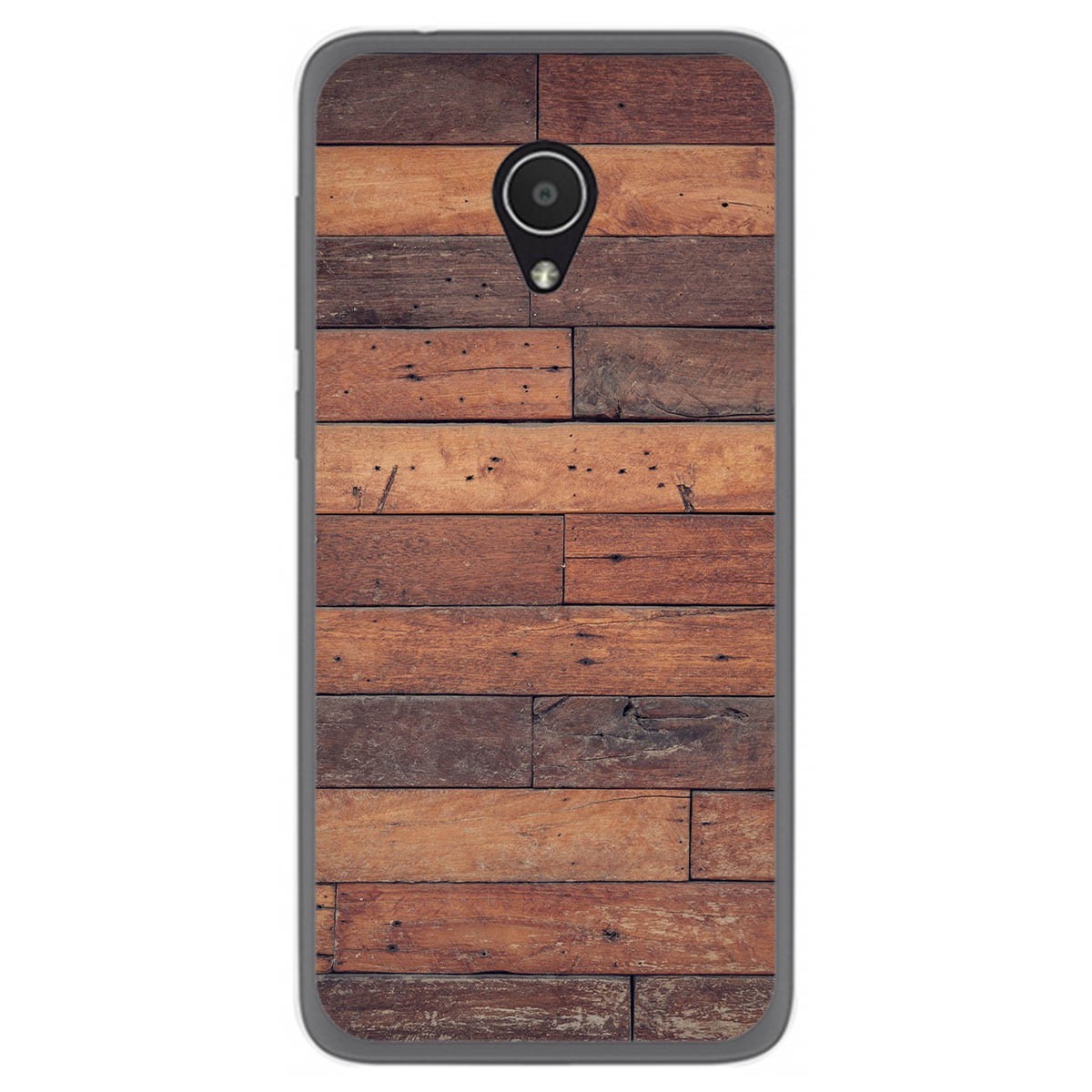 Funda Gel Tpu para Alcatel 1x diseño Madera 03 Dibujos