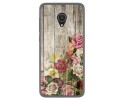 Funda Gel Tpu para Alcatel 1x diseño Madera 08 Dibujos
