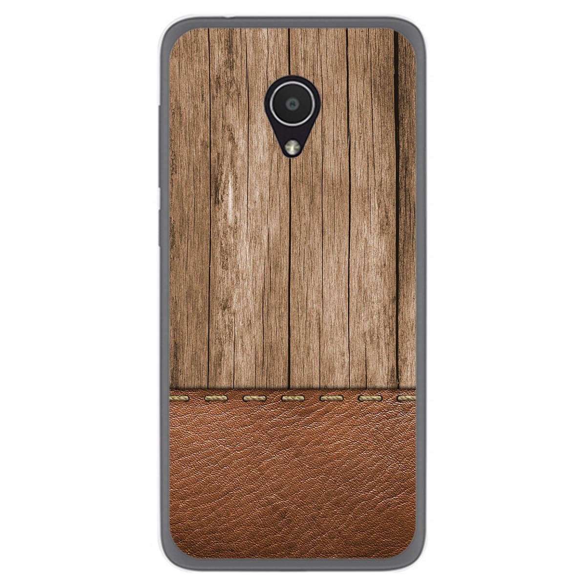 Funda Gel Tpu para Alcatel 1x diseño Madera 09 Dibujos