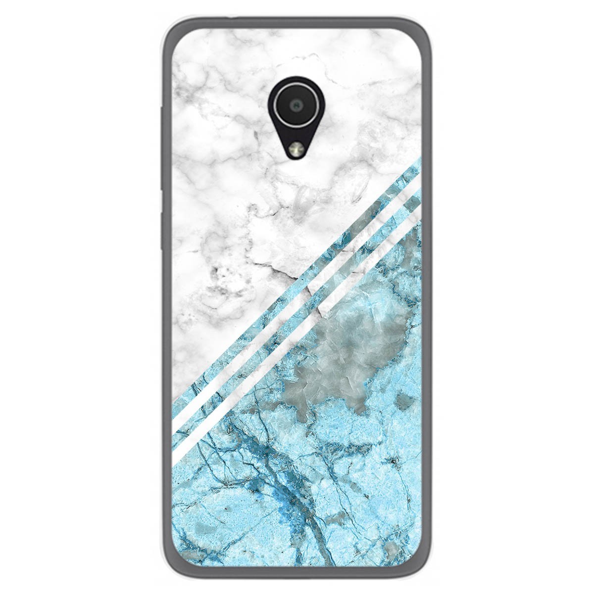 Funda Gel Tpu para Alcatel 1x diseño Mármol 02 Dibujos