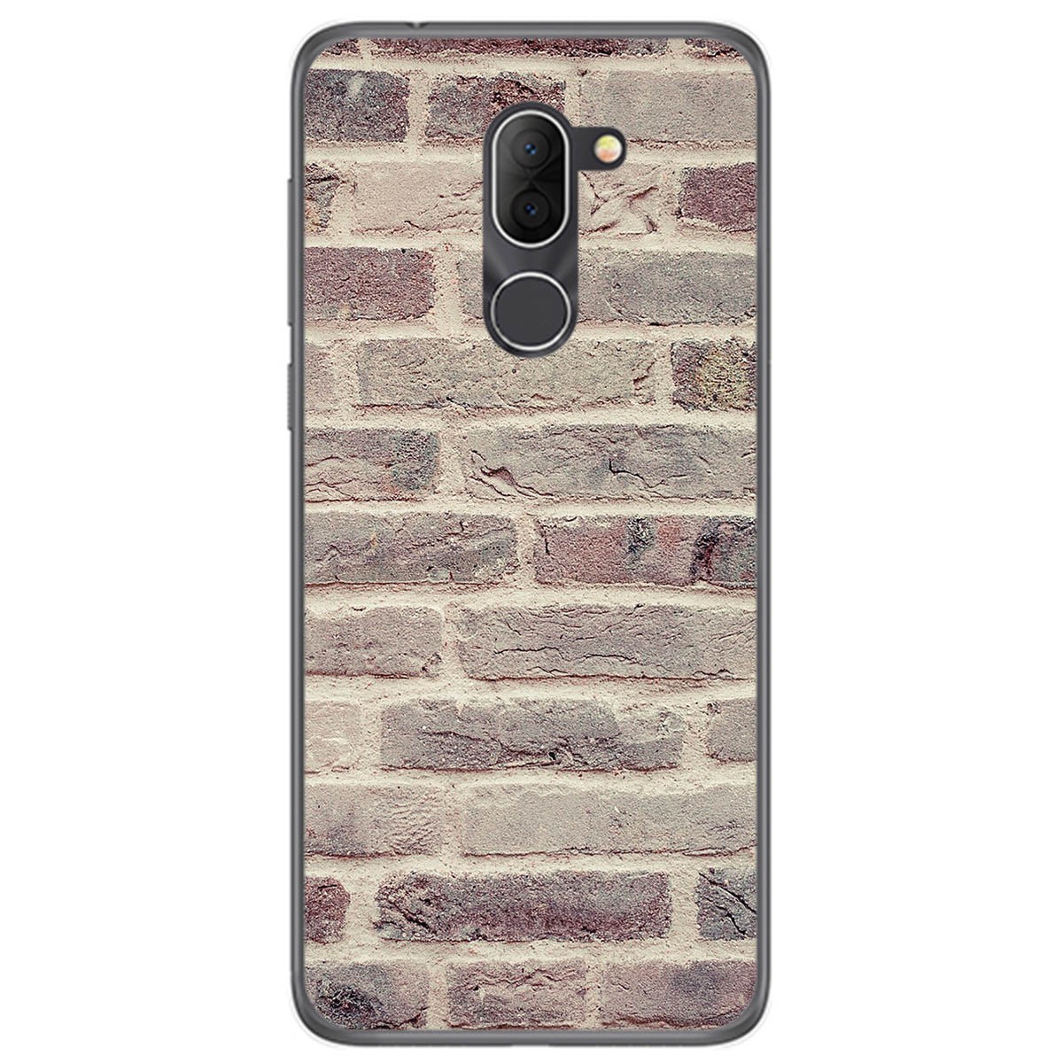 Funda Gel Tpu para Alcatel 3x diseño Ladrillo 01 Dibujos