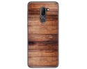 Funda Gel Tpu para Alcatel 3x diseño Madera 02 Dibujos