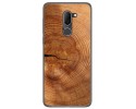 Funda Gel Tpu para Alcatel 3x diseño Madera 04 Dibujos