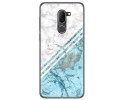 Funda Gel Tpu para Alcatel 3x diseño Mármol 02 Dibujos