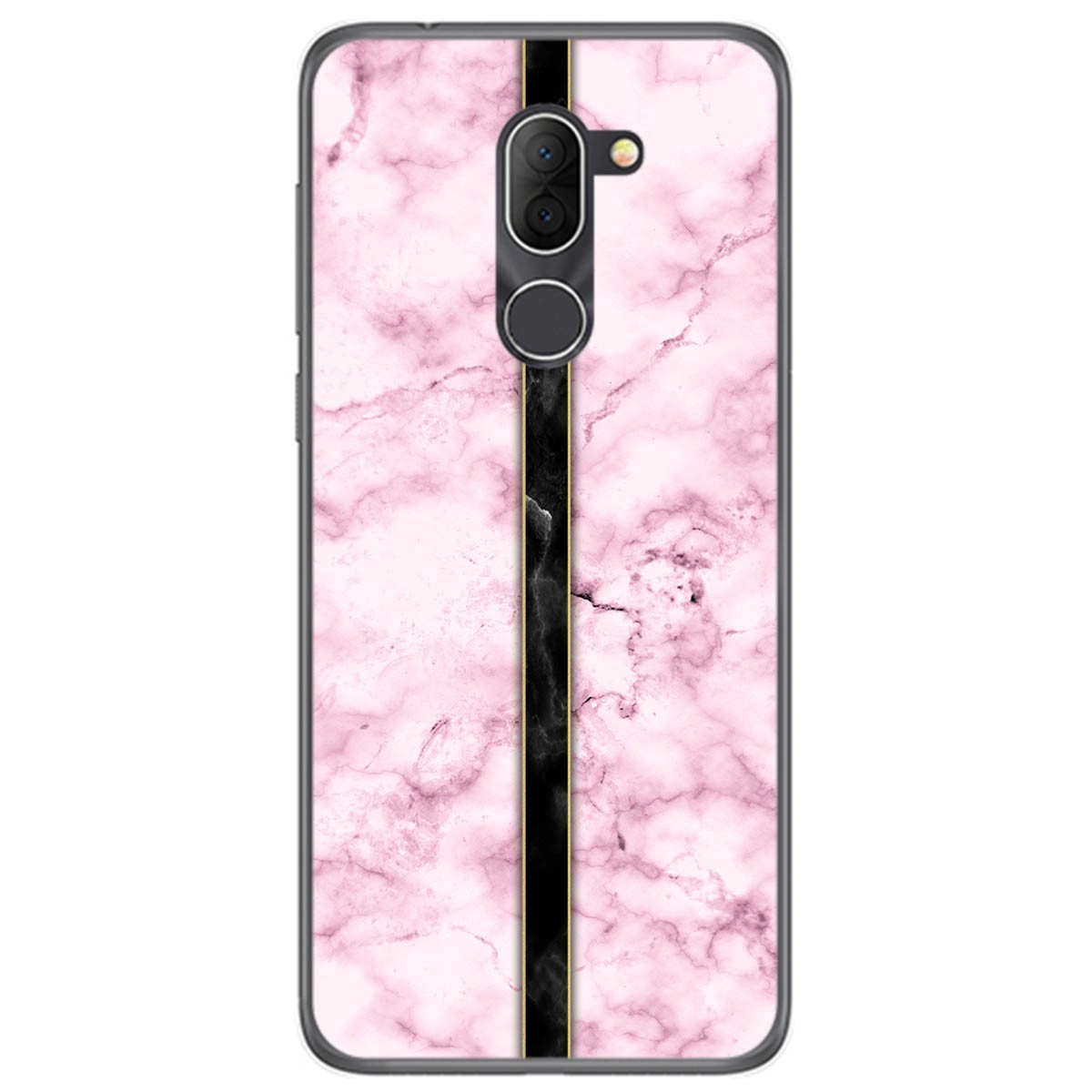 Funda Gel Tpu para Alcatel 3x diseño Mármol 04 Dibujos