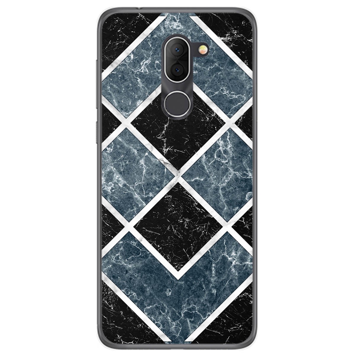 Funda Gel Tpu para Alcatel 3x diseño Mármol 06 Dibujos