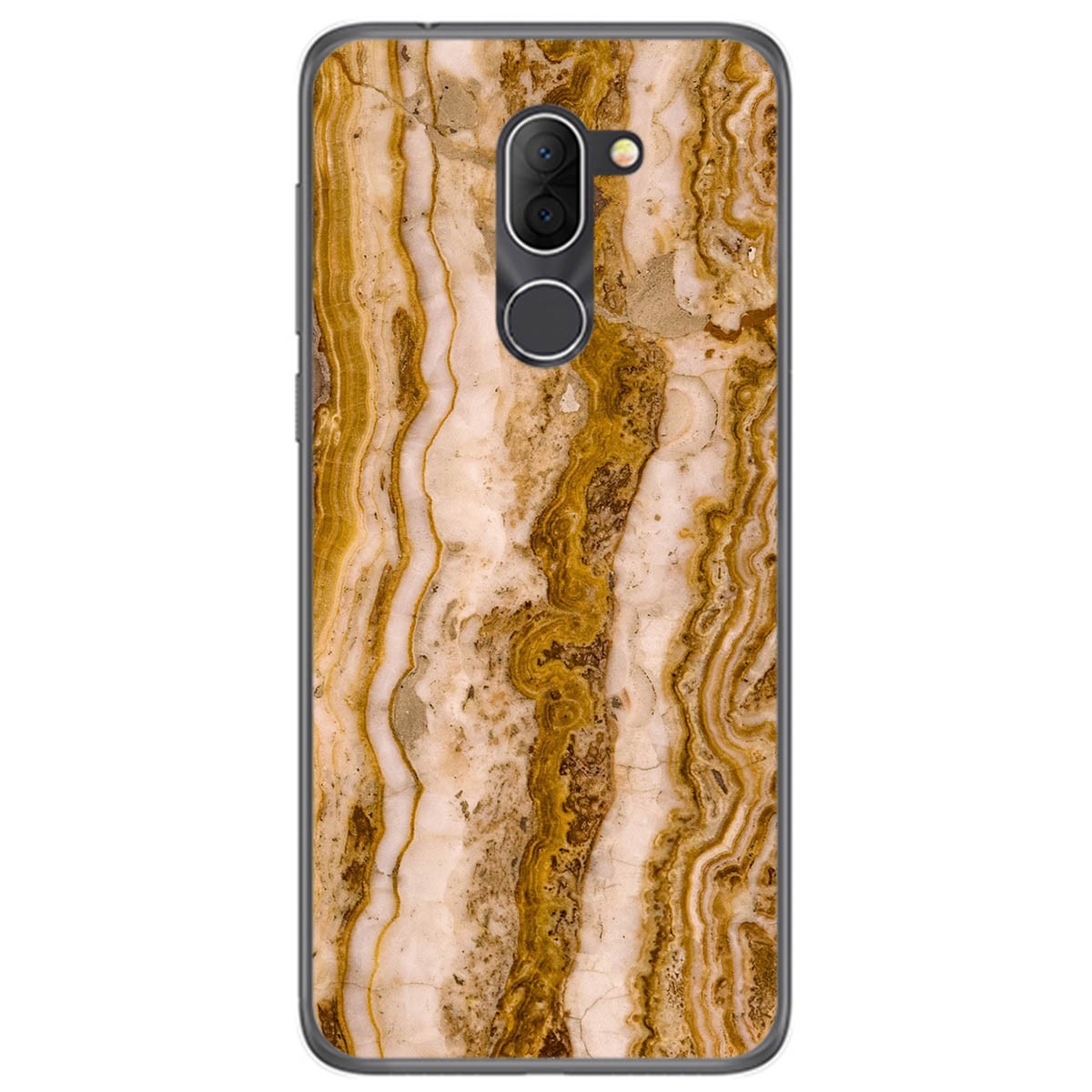 Funda Gel Tpu para Alcatel 3x diseño Mármol 10 Dibujos