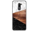 Funda Gel Tpu para Alcatel 3x diseño Mármol 11 Dibujos