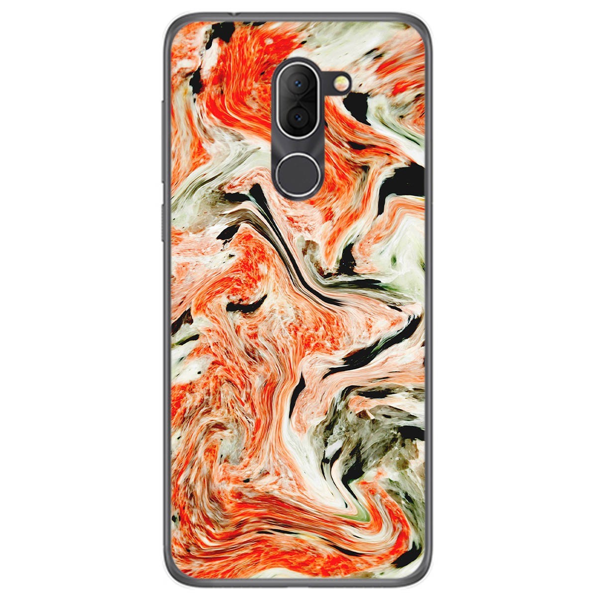 Funda Gel Tpu para Alcatel 3x diseño Mármol 12 Dibujos