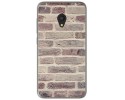 Funda Gel Tpu para Alcatel U5 (4G) / Orange Rise 52 diseño Ladrillo 01 Dibujos