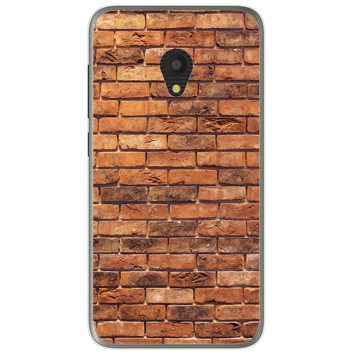 Funda Gel Tpu para Alcatel U5 (4G) / Orange Rise 52 diseño Ladrillo 04 Dibujos