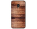 Funda Gel Tpu para Alcatel U5 (4G) / Orange Rise 52 diseño Madera 02 Dibujos