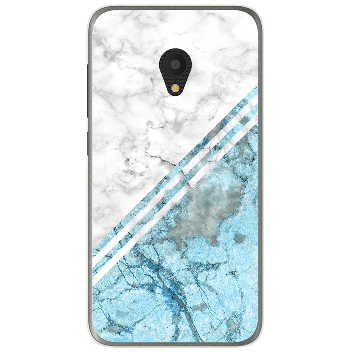 Funda Gel Tpu para Alcatel U5 (4G) / Orange Rise 52 diseño Mármol 02 Dibujos