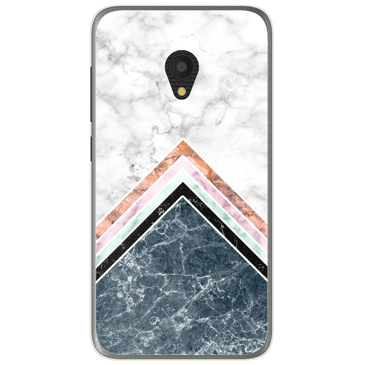 Funda Gel Tpu para Alcatel U5 (4G) / Orange Rise 52 diseño Mármol 05 Dibujos