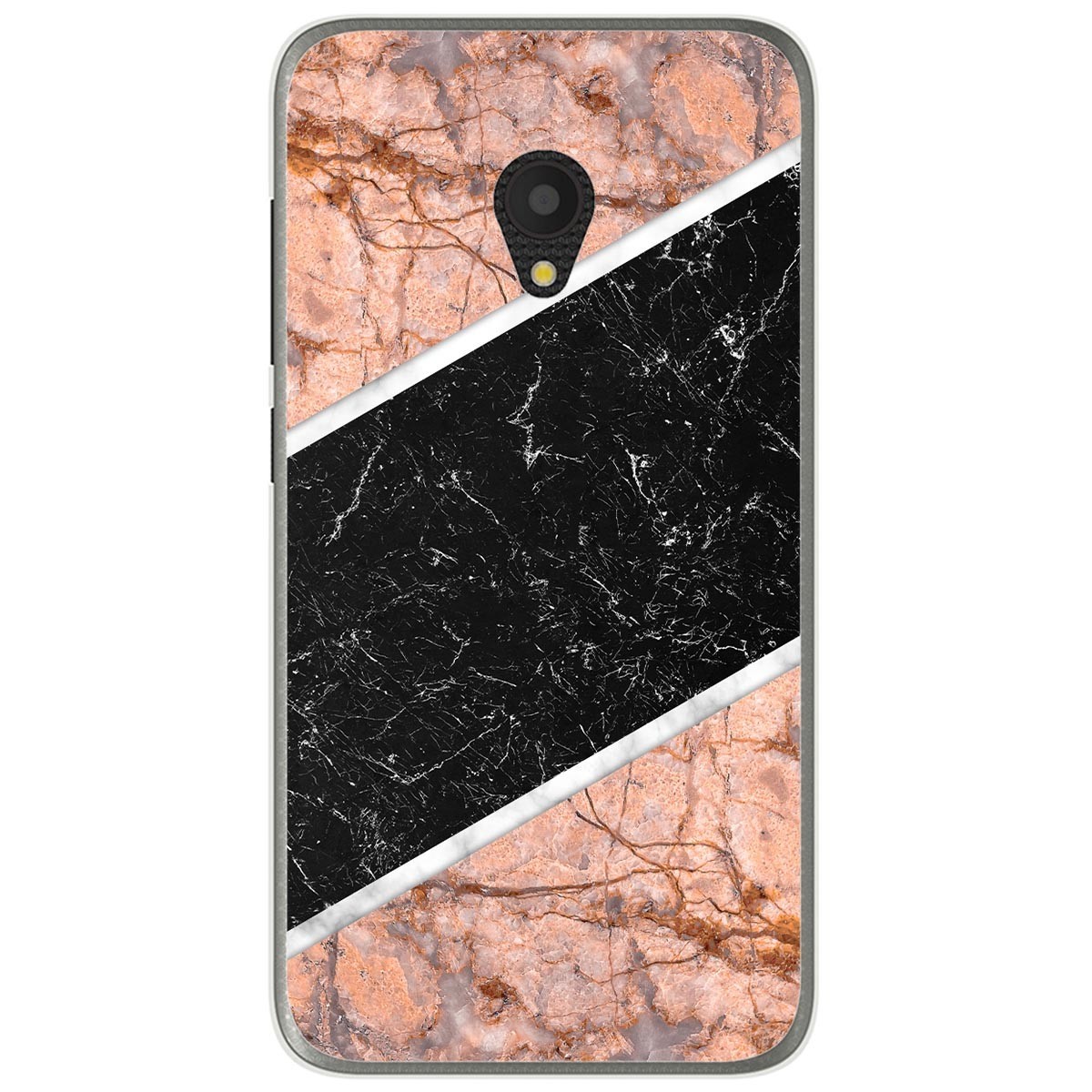 Funda Gel Tpu para Alcatel U5 (4G) / Orange Rise 52 diseño Mármol 07 Dibujos