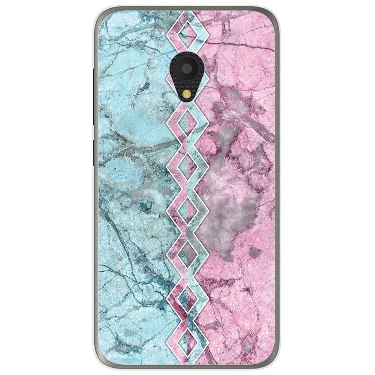 Funda Gel Tpu para Alcatel U5 (4G) / Orange Rise 52 diseño Mármol 08 Dibujos