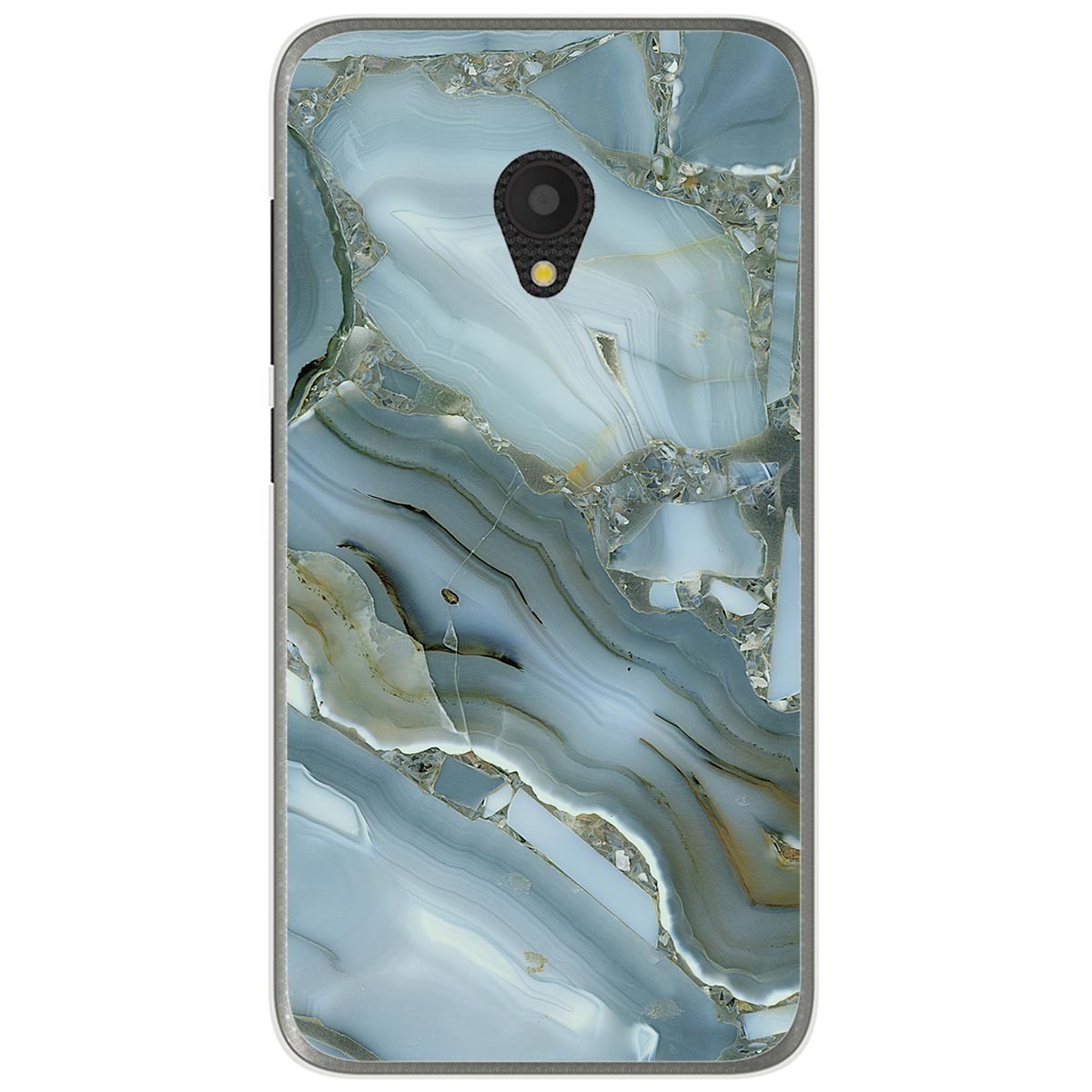 Funda Gel Tpu para Alcatel U5 (4G) / Orange Rise 52 diseño Mármol 09 Dibujos