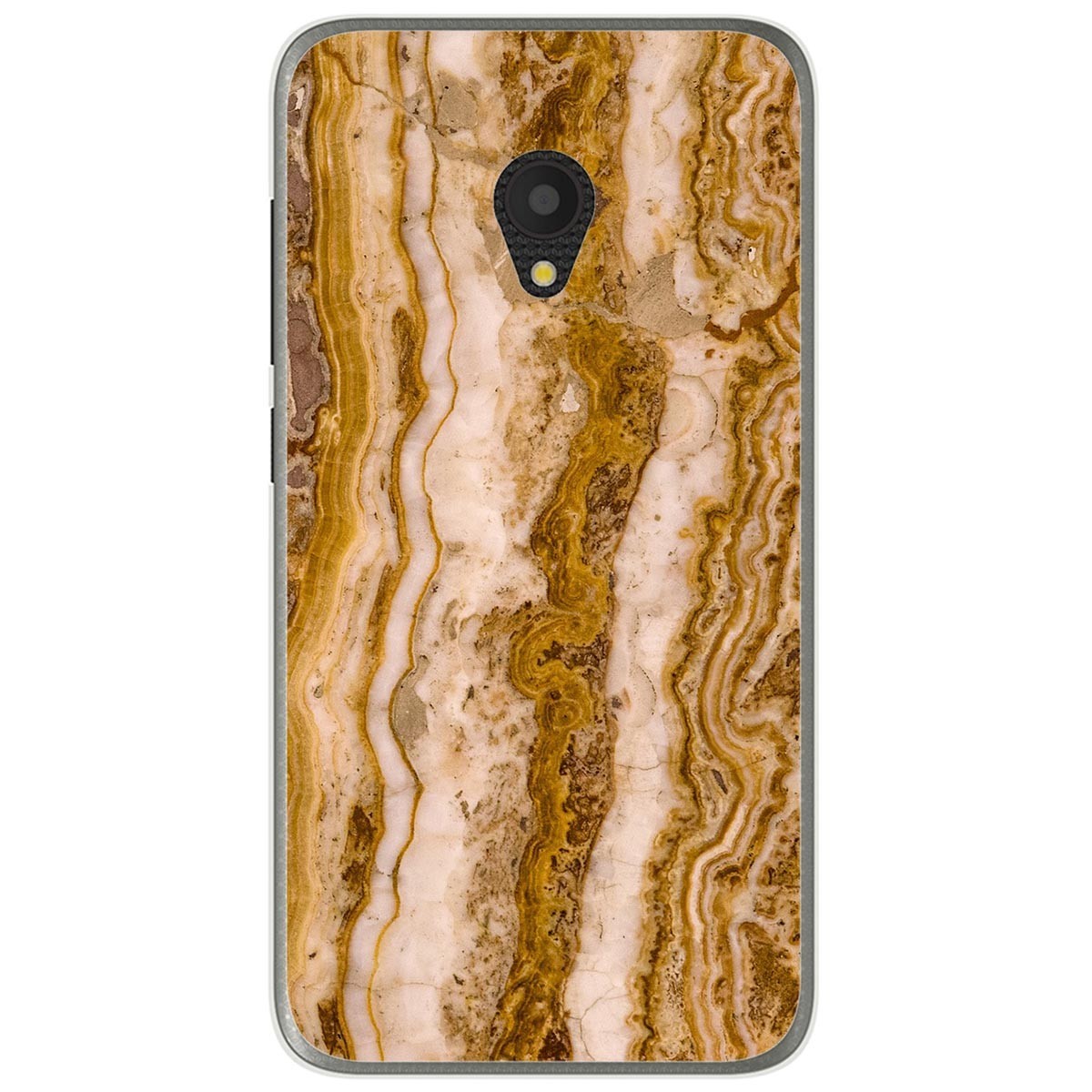 Funda Gel Tpu para Alcatel U5 (4G) / Orange Rise 52 diseño Mármol 10 Dibujos