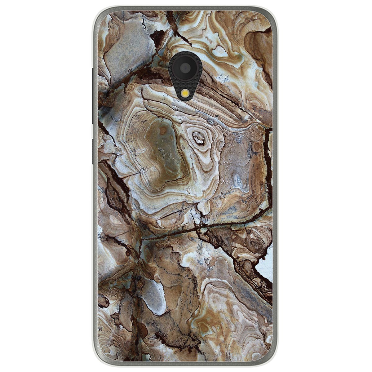 Funda Gel Tpu para Alcatel U5 (4G) / Orange Rise 52 diseño Mármol 14 Dibujos