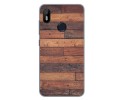 Funda Gel Tpu para Bq Aquaris C diseño Madera 03 Dibujos