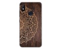 Funda Gel Tpu para Bq Aquaris C diseño Madera 06 Dibujos