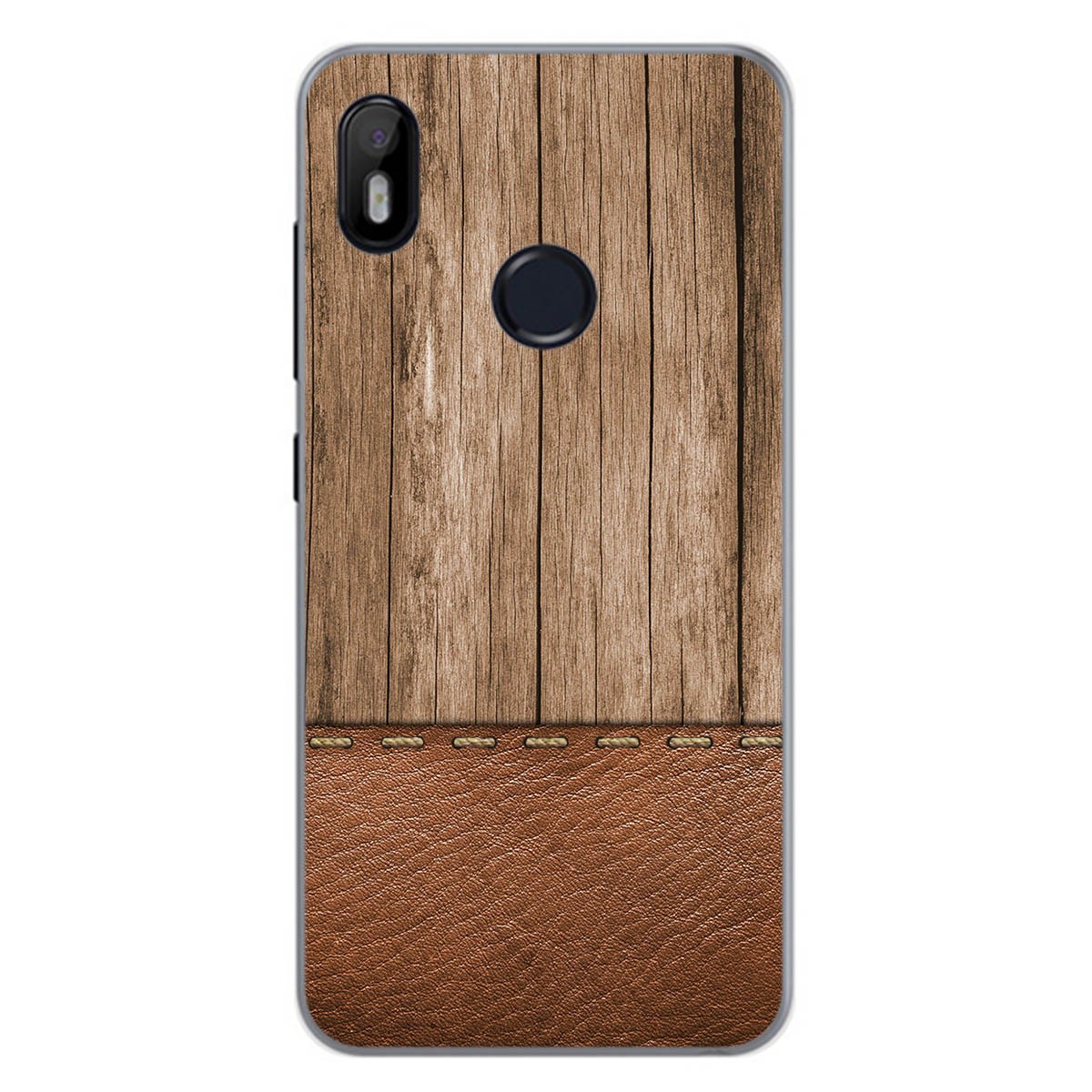 Funda Gel Tpu para Bq Aquaris C diseño Madera 09 Dibujos