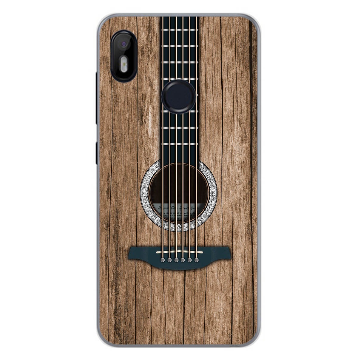 Funda Gel Tpu para Bq Aquaris C diseño Madera 11 Dibujos